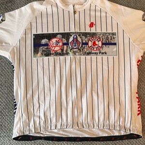Hincapie Yankees Red Sox cycling shirt